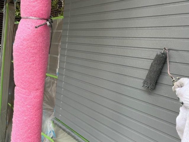 三木市の外壁の上塗り